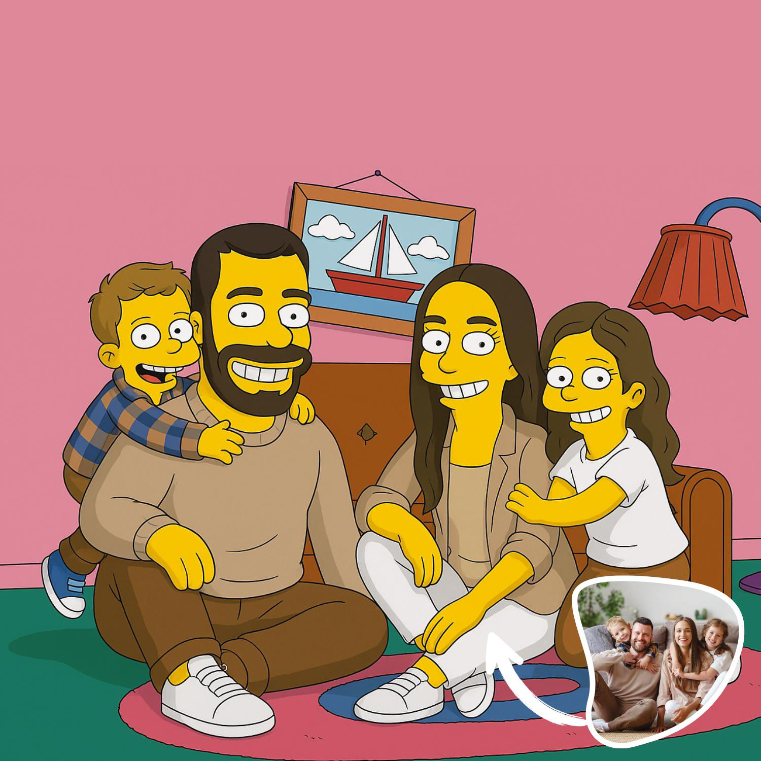 Custom Your Simpsons Family Po - Custom Star Map 评论和价格