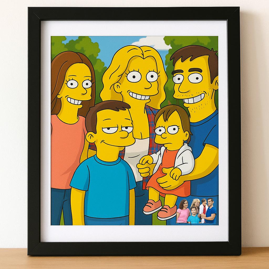 Custom Your Simpsons Family Po - Custom Star Map 评论和价格