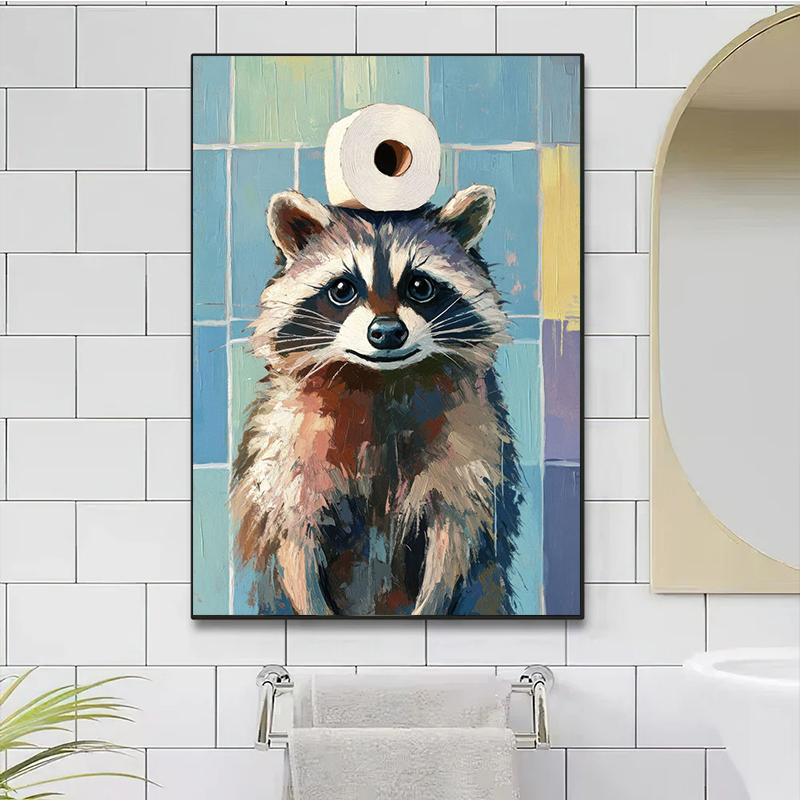 1pc frameless Toilet Paper Ani - Pet Portrait Custom 评论和价格