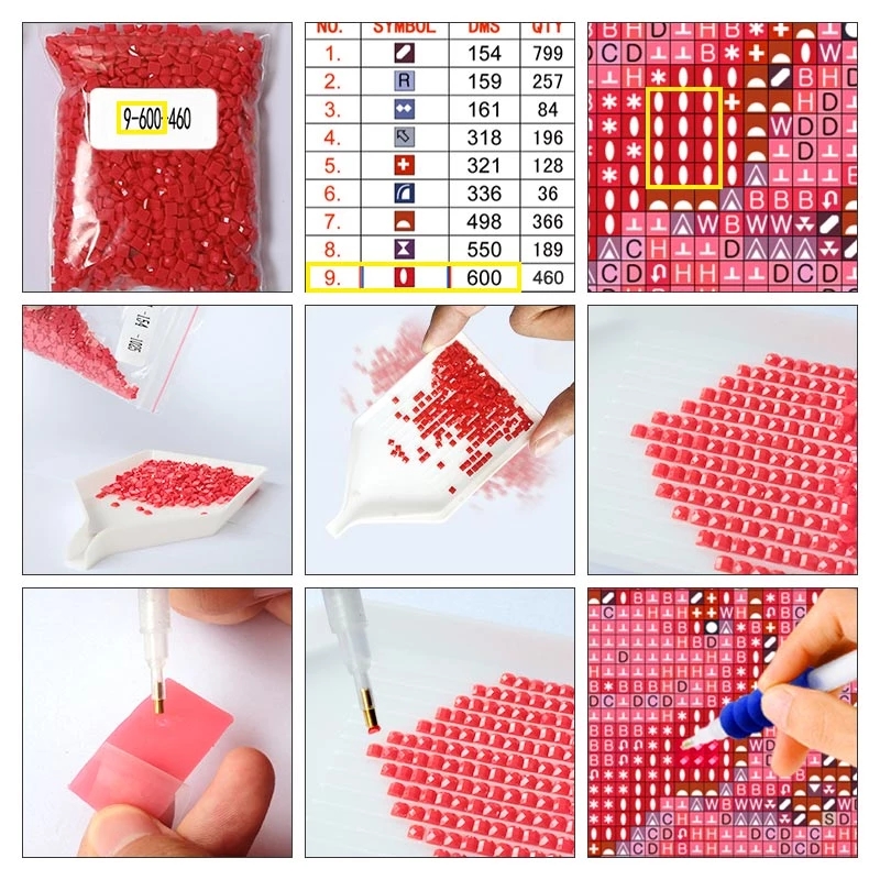 Diamond Rhinestones Painting A - Photo Mosaic Print 评论和价格