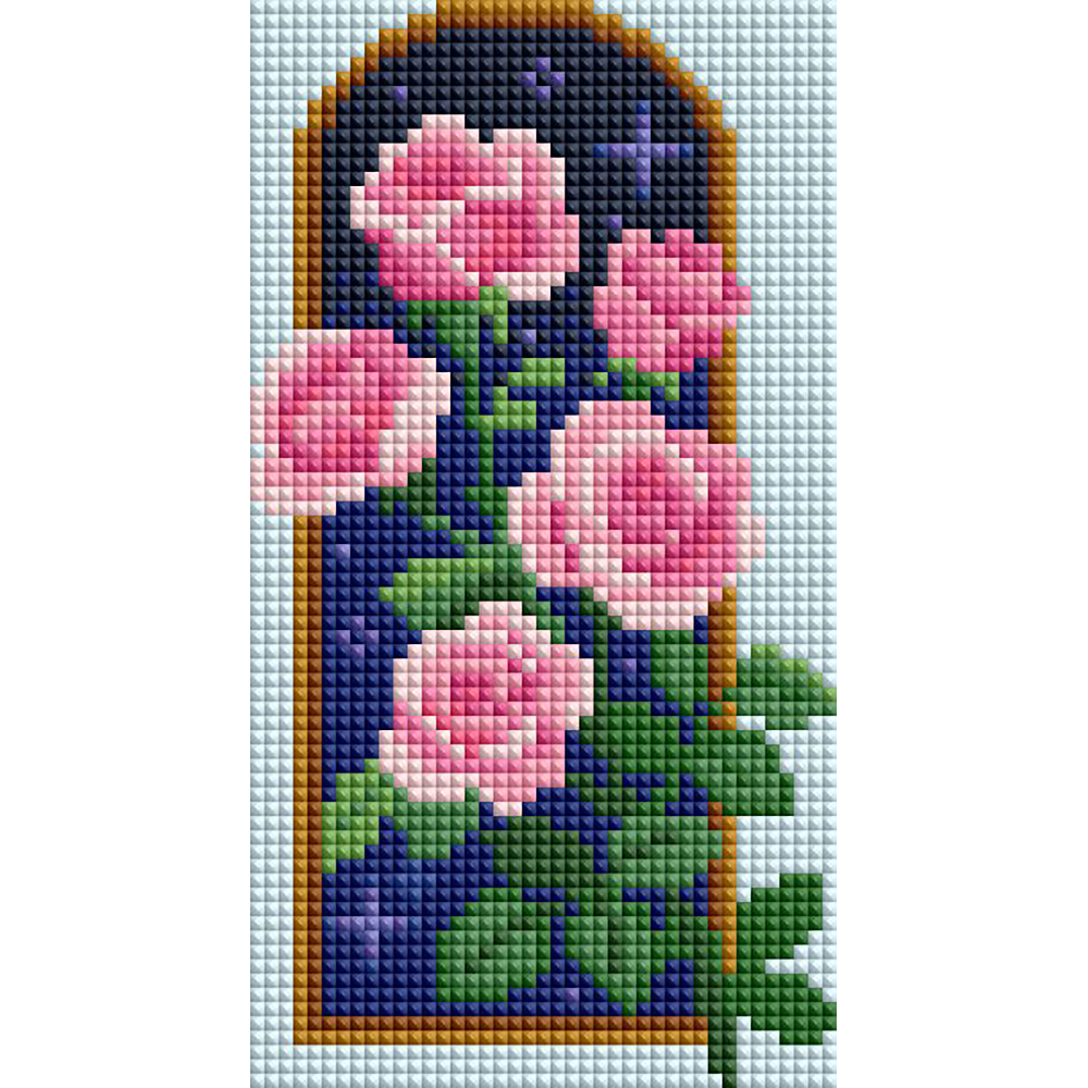 Minigem™ Starlit Rose 4' X 7'  - Photo Mosaic Print 评论和价格