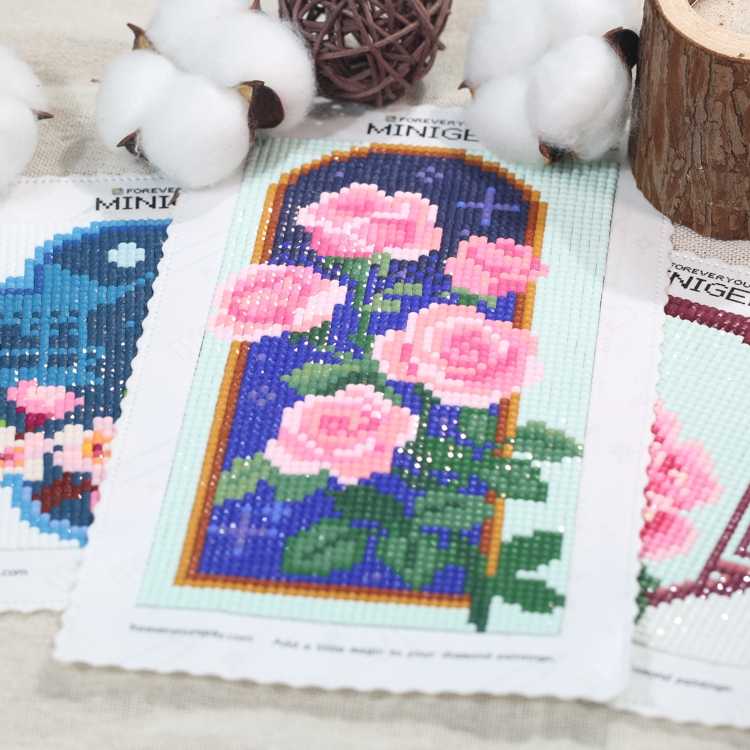 Minigem™ Starlit Rose 4' X 7'  - Photo Mosaic Print 评论和价格