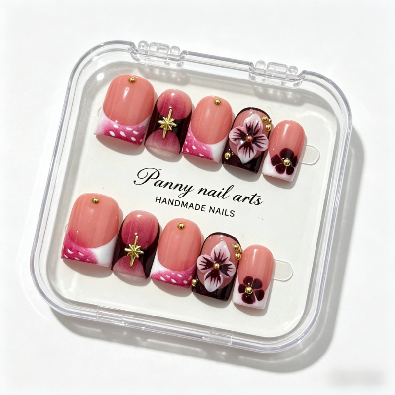 10Pcs Handmade Luxury Short Pr - Pressed Flower Art 评论和价格