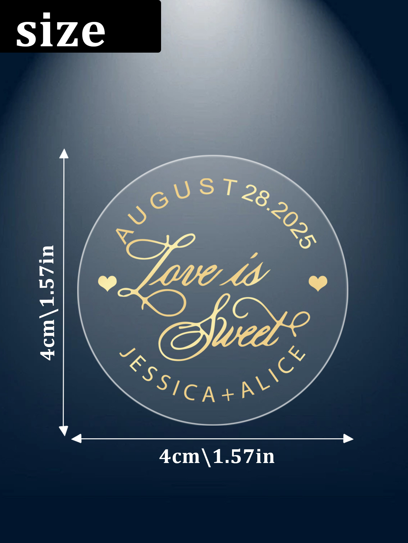 30-240pcs Custom Text Round Tr - Personalised Candle Label 评论和价格