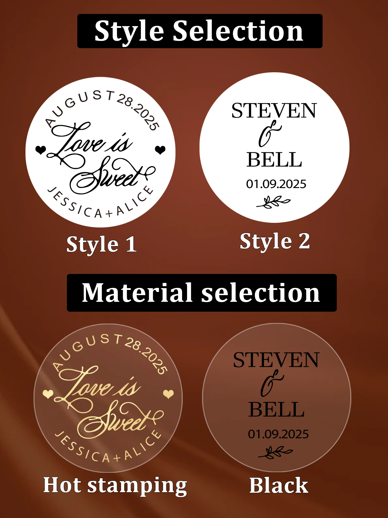30-240pcs Custom Text Round Tr - Personalised Candle Label 评论和价格