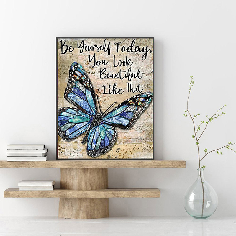 1PC frameless  5D Diamond Pain - Photo Mosaic Print 评论和价格