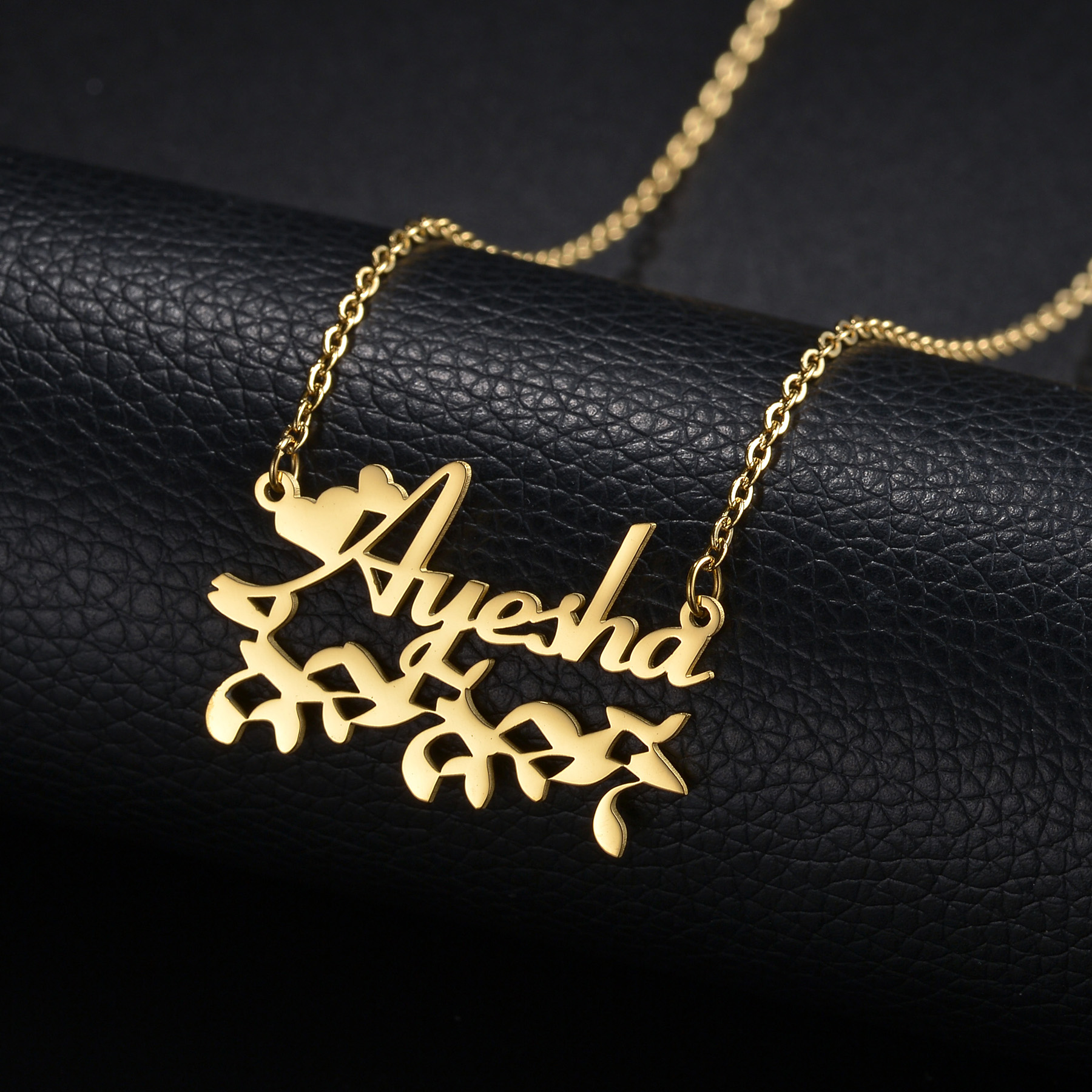 Atoztide Personalized Custom P - Birth Flower Necklace 评论和价格