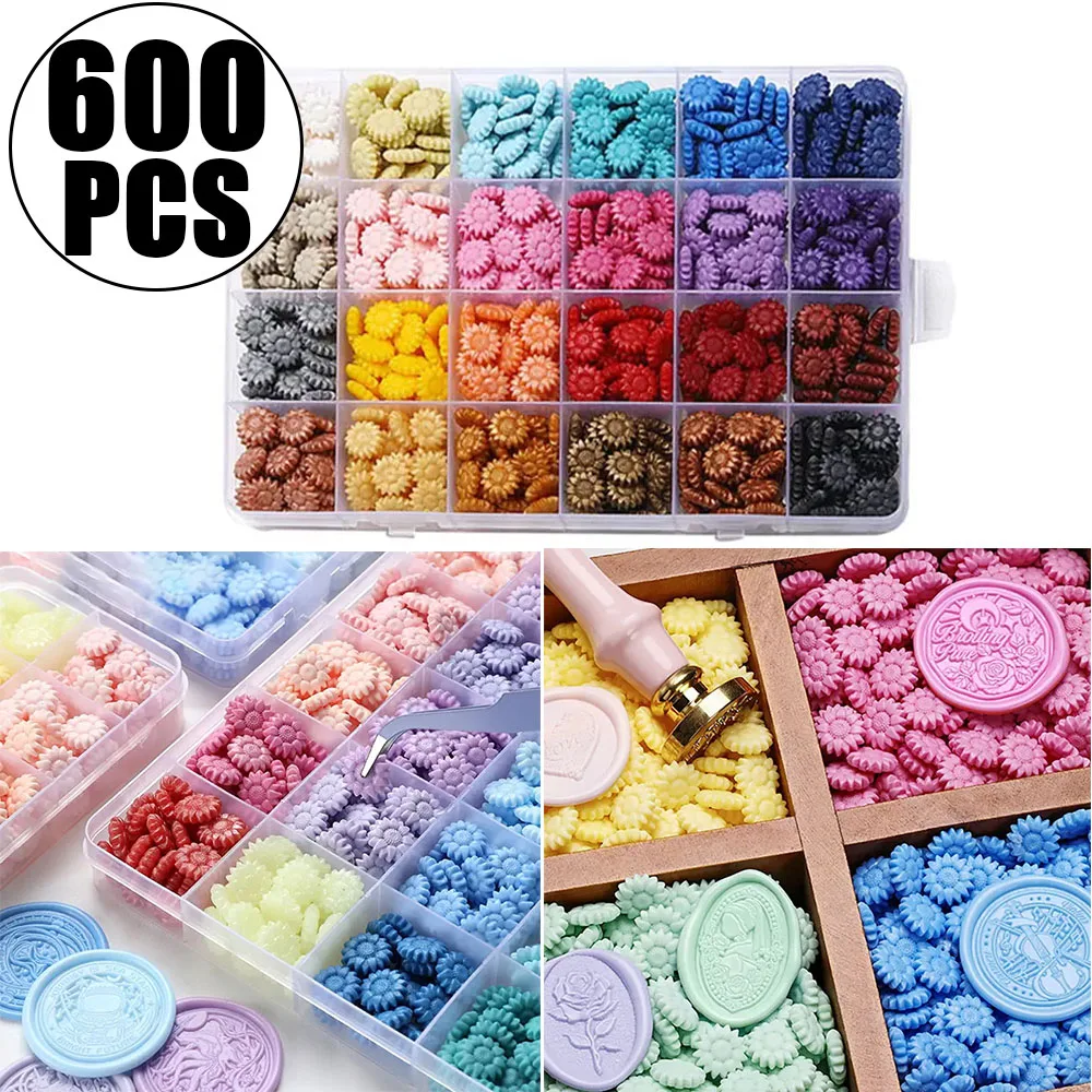 600Pcs Box Sealing Wax Beads,  - Wax Seal Letter Kit 评论和价格