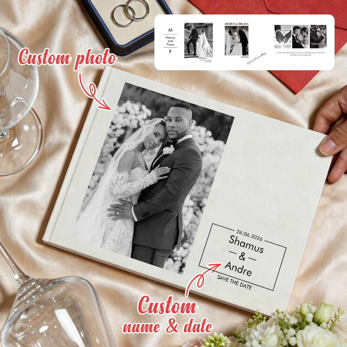 Customized wedding signature b - Custom Photo Book 评论和价格