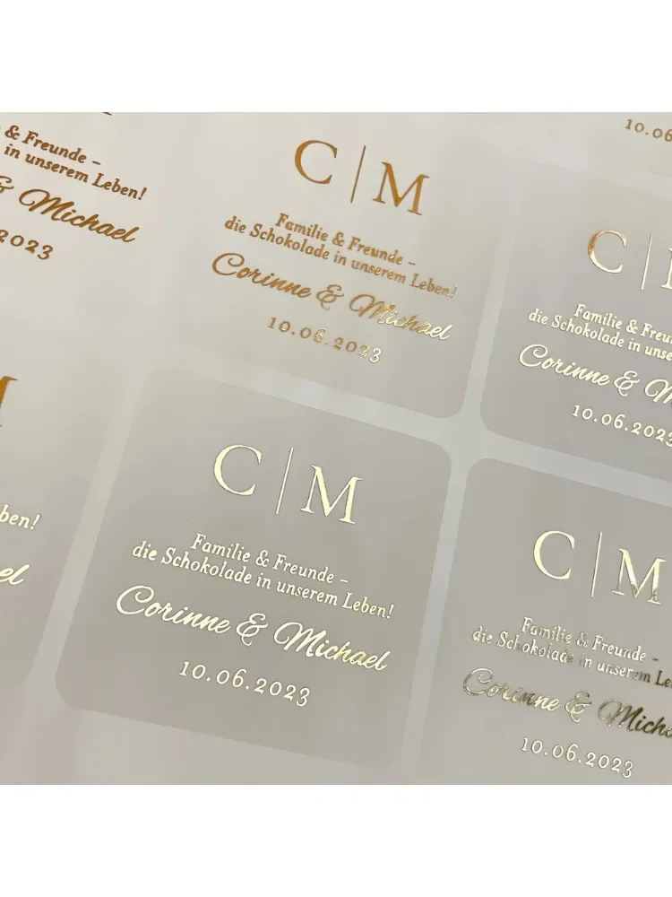 100 Sheets Personalized Weddin - Personalised Candle Label 评论和价格