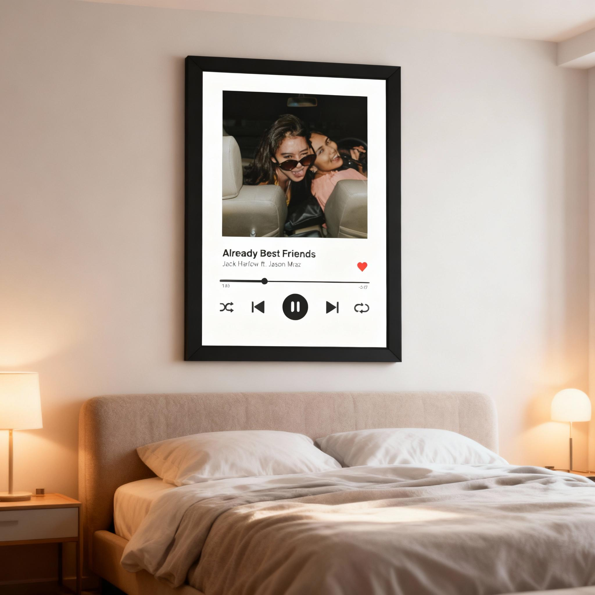 Custom Music Poster, Song Lyri - Custom Star Map 评论和价格
