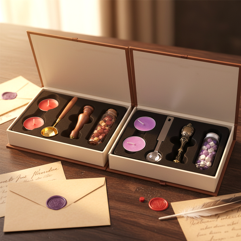 Wax Seal Stamp Gift Set with S - Wax Seal Letter Kit 评论和价格