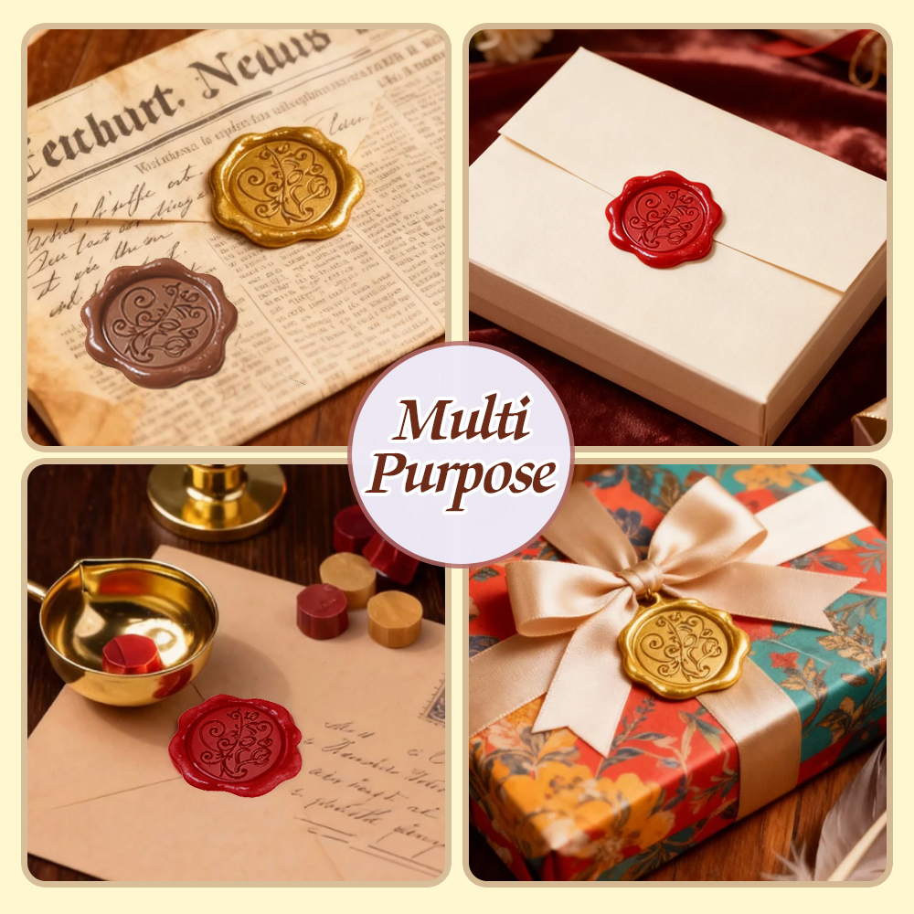 Wax Seal Stamp Gift Set with S - Wax Seal Letter Kit 评论和价格
