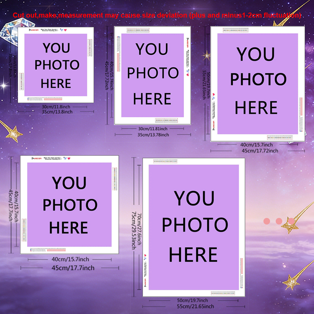 HUACAN 5d Diy Diamond Mosaic C - Photo Mosaic Print 评论和价格