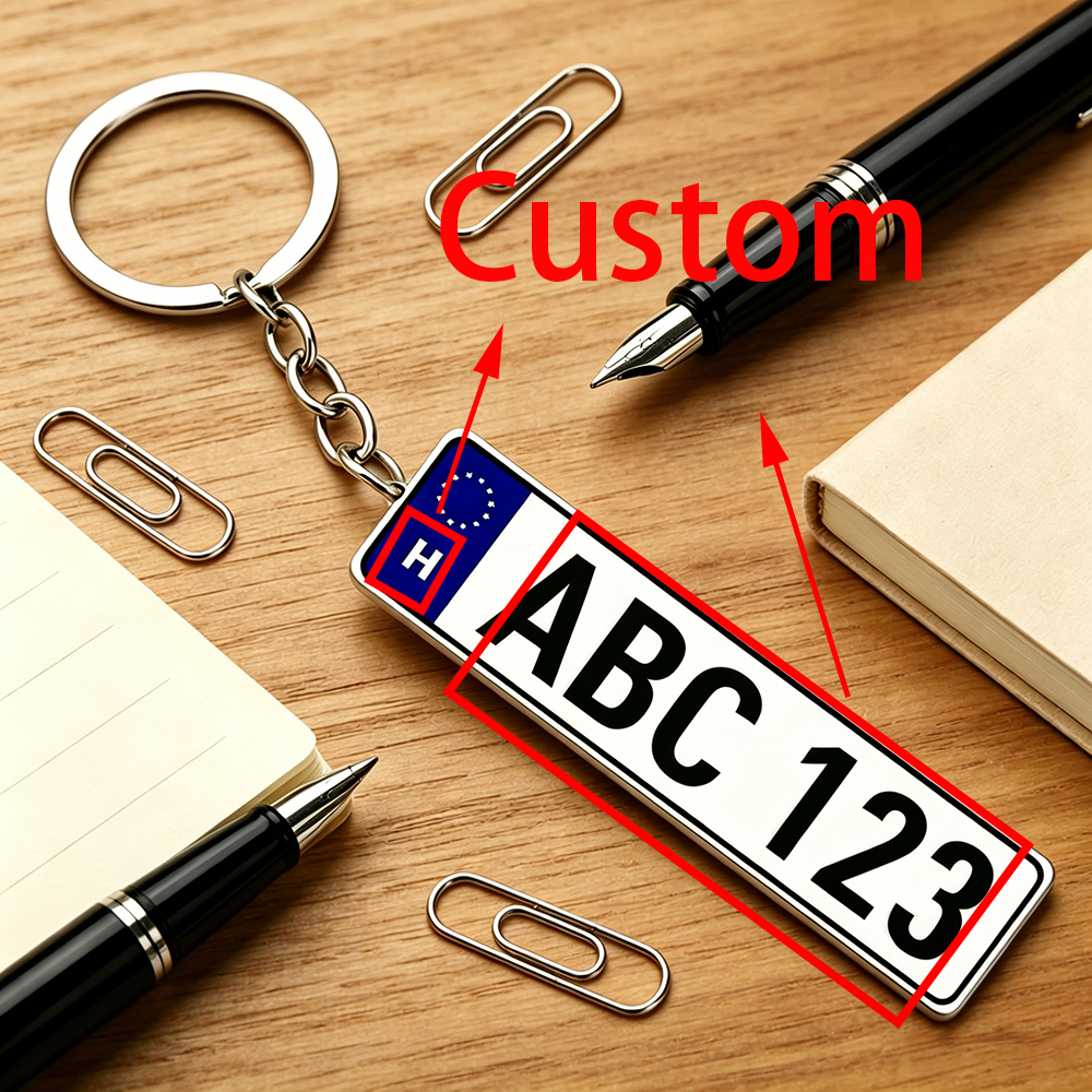 Personalized Acrylic License P - Initial Ring Custom 评论和价格