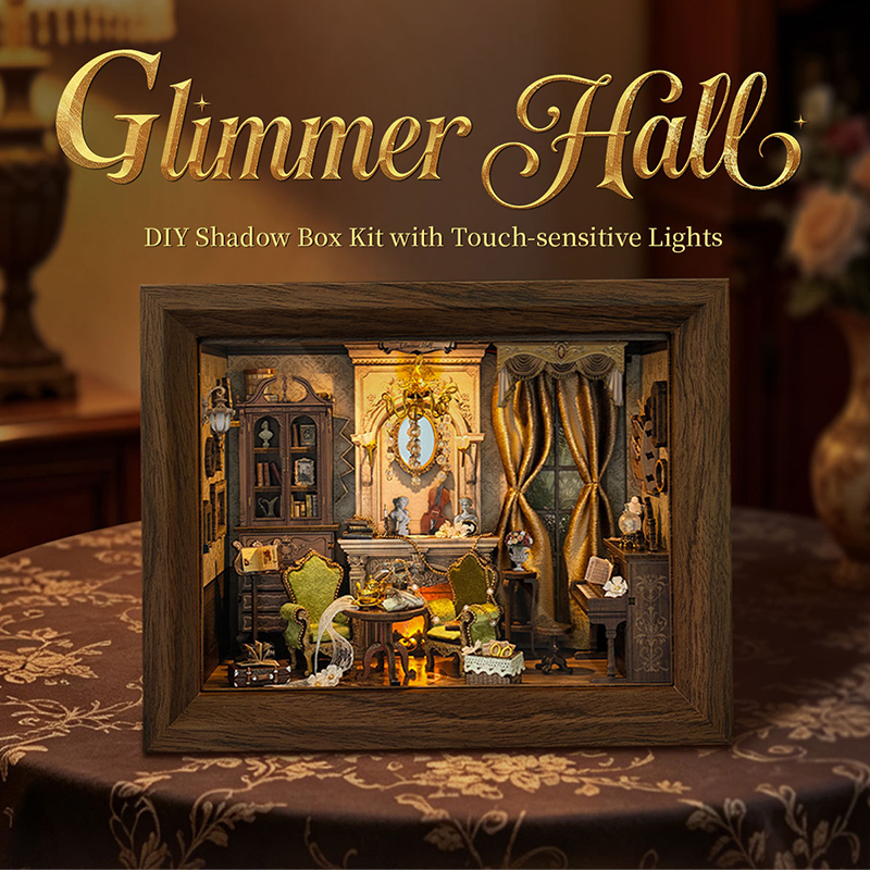 DIY Wooden Glimmer Hall Photo  - Engraved Wood Frame 评论和价格